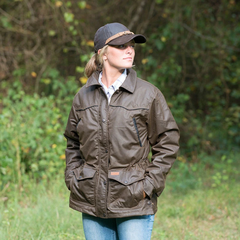 Outback Trading Co. Womens Round Up Brown Jacket - Image 2