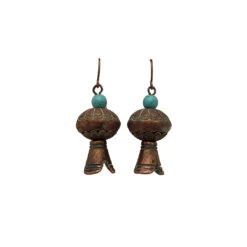 Cindy Smith Etched Squashend Earrings