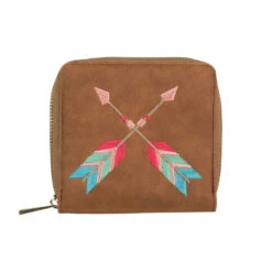 Catchfly Women's Abiquiu Embroidered Arrow Wallet
