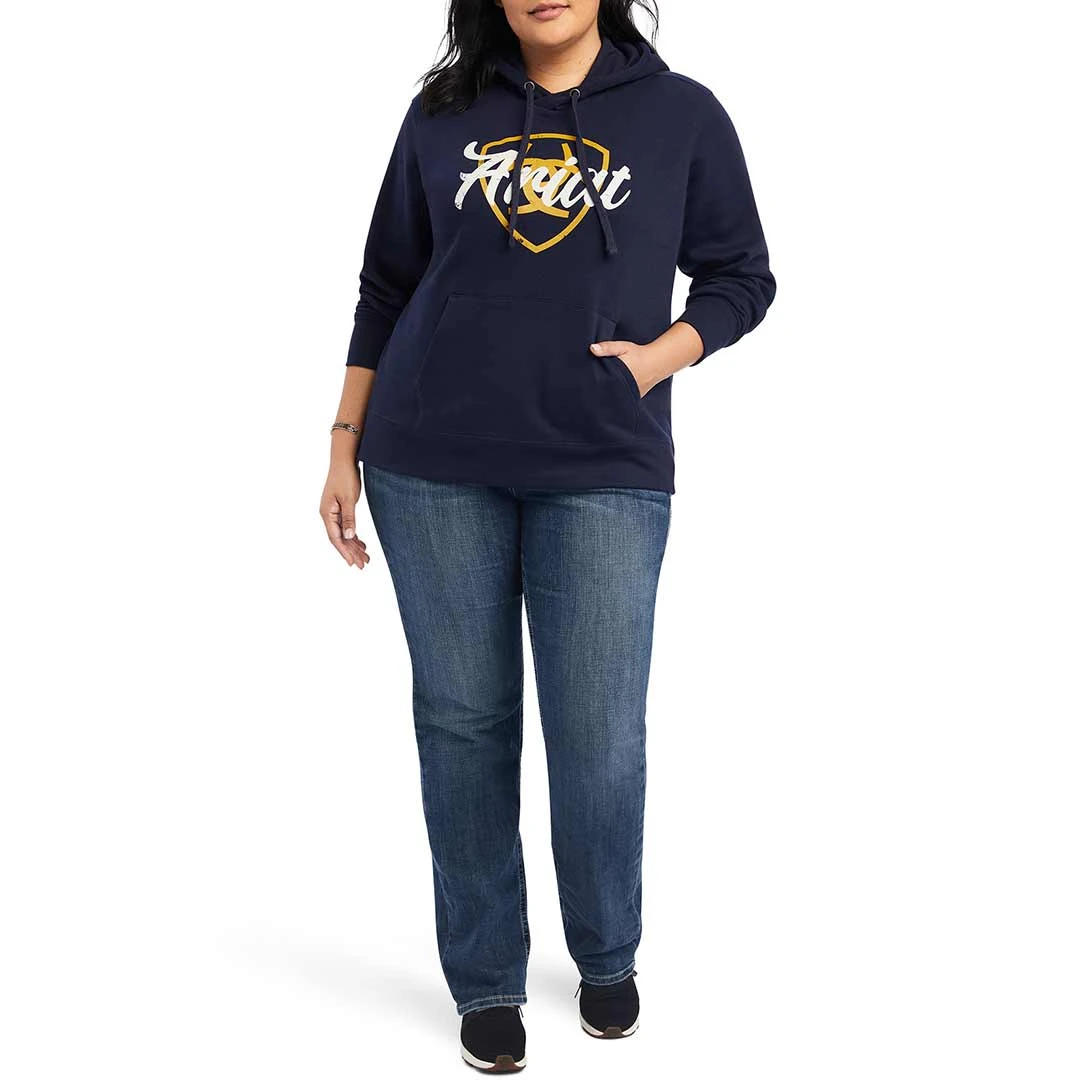 Ariat Women's REAL Shield Logo Hoodie - Image 6