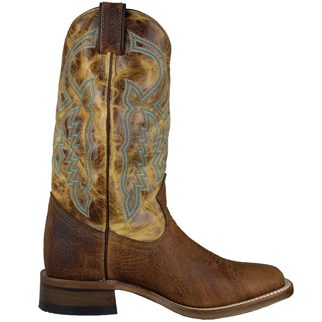 Boulet Women's Distressed Leather Cowgirl Boots - Image 3