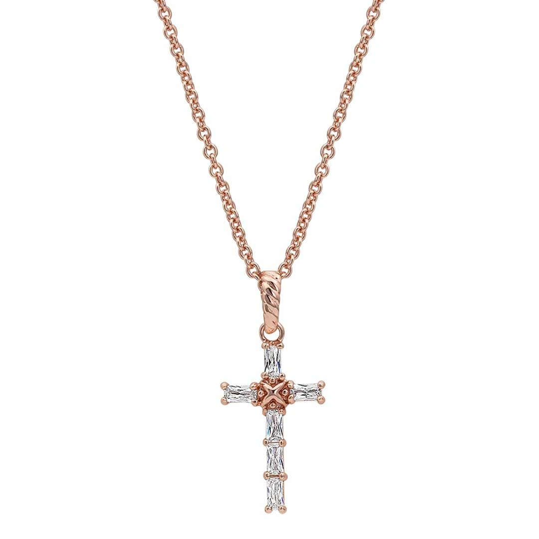 Montana Silversmiths Women's Brilliant Cross Necklace - Image 2
