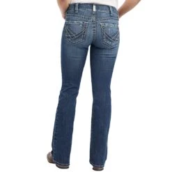 Ariat Women's R.E.A.L. Mid Rise Raquel Bootcut Jeans