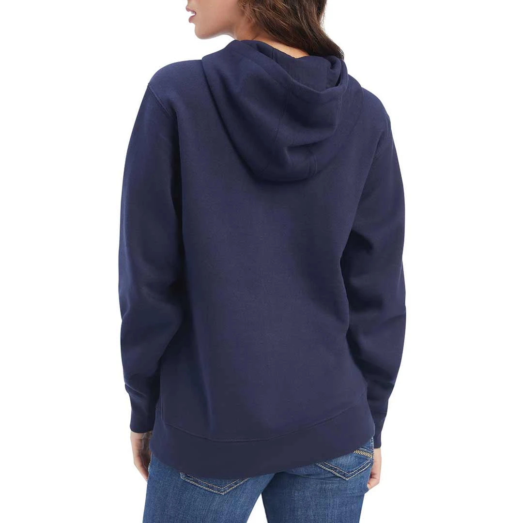 Ariat Women's REAL Shield Logo Hoodie - Image 2