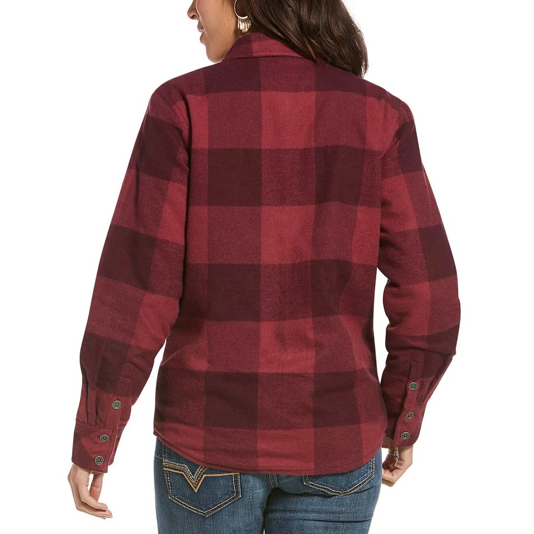 Ariat Women's Shacket Buffalo Plaid Shirt Jacket - Image 2