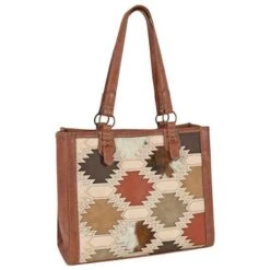 Catchfly Southwest Colour-Block Tote Bag