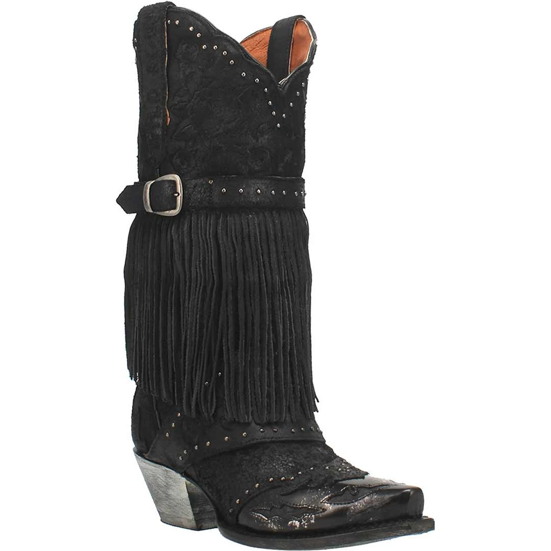 Dan Post Women's Bed Of Roses Leather Cowgirl Boots - Image 2