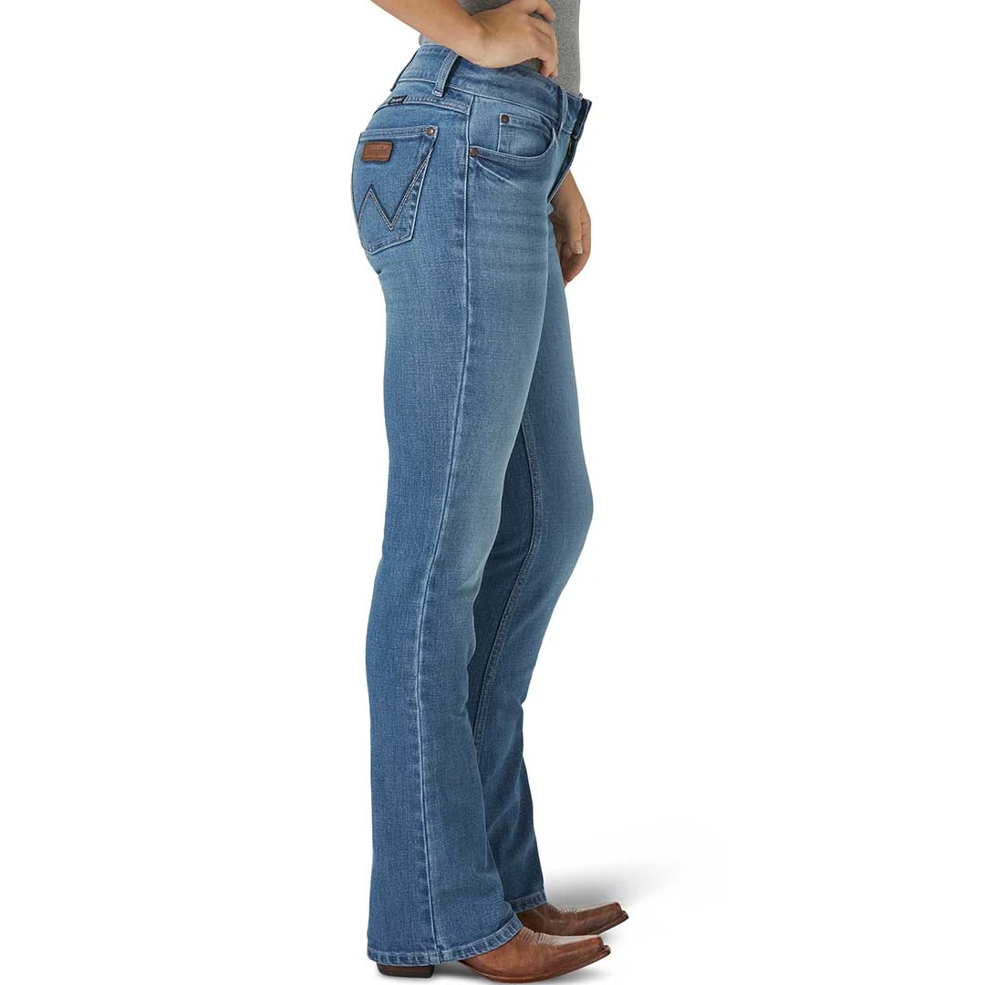 Wrangler Women's Retro Mae Mid Rise Bootcut Jeans - Image 3