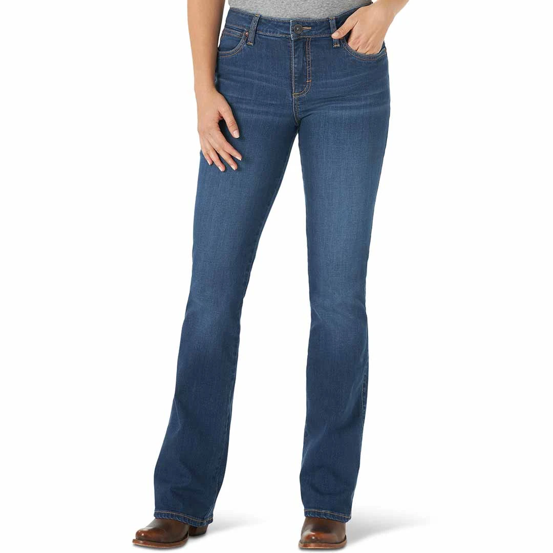 Wrangler Women's Aura Instantly Slimming Straight Leg Jeans - Image 2