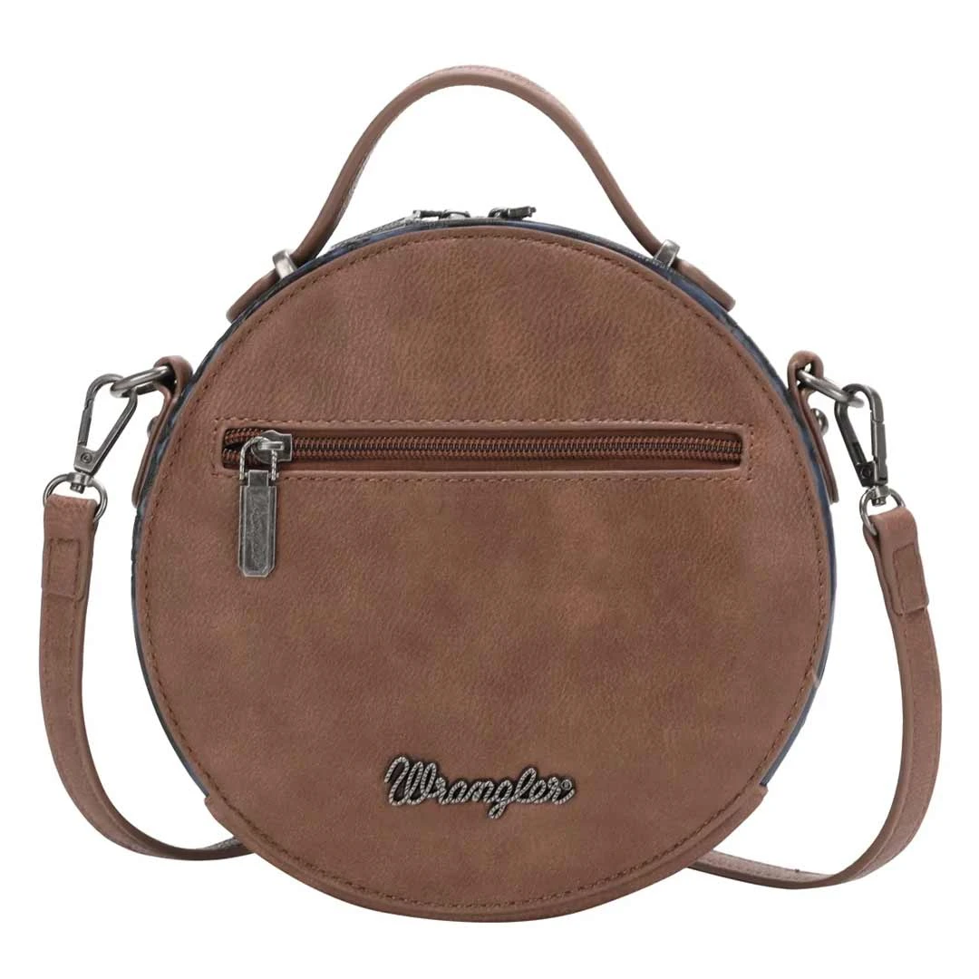 Wrangler Tooled Collection Canteen Crossbody Bag - Image 2