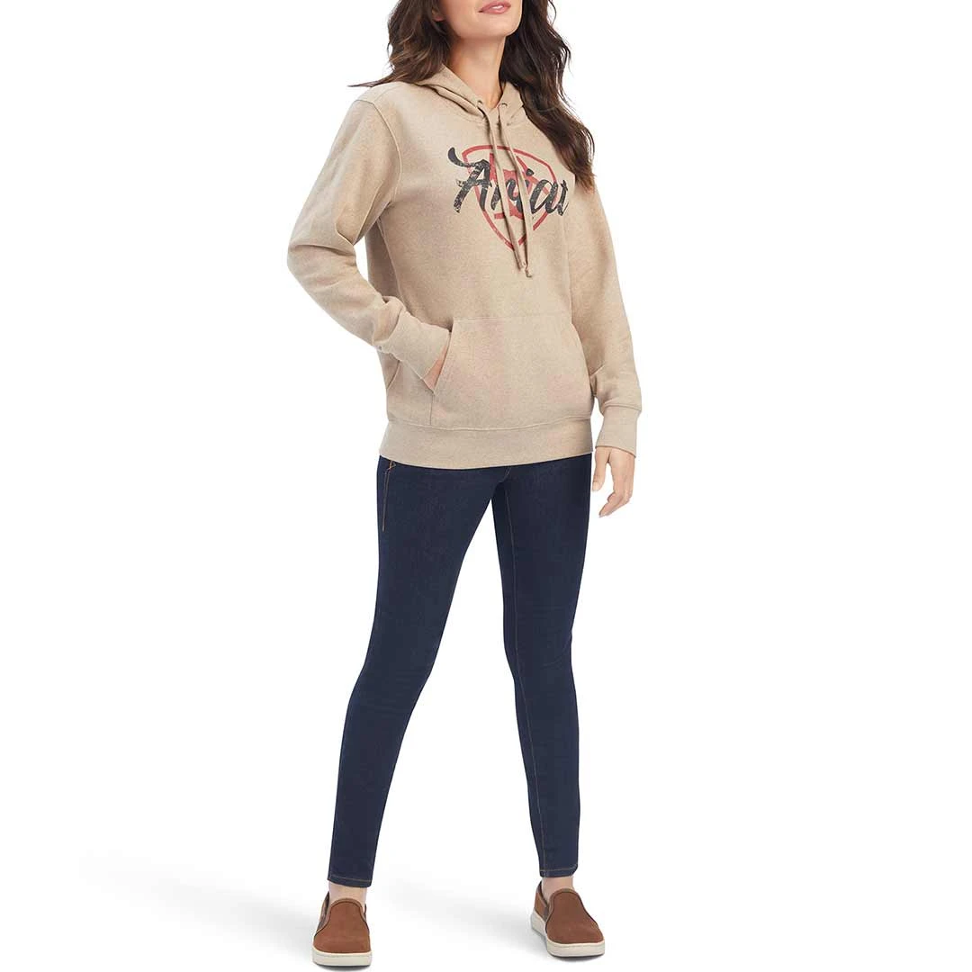 Ariat Women's REAL Shield Logo Hoodie - Image 4