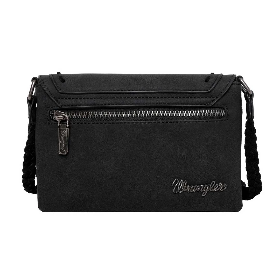 Wrangler Fringe With Embroidery Crossbody Purse - Image 2