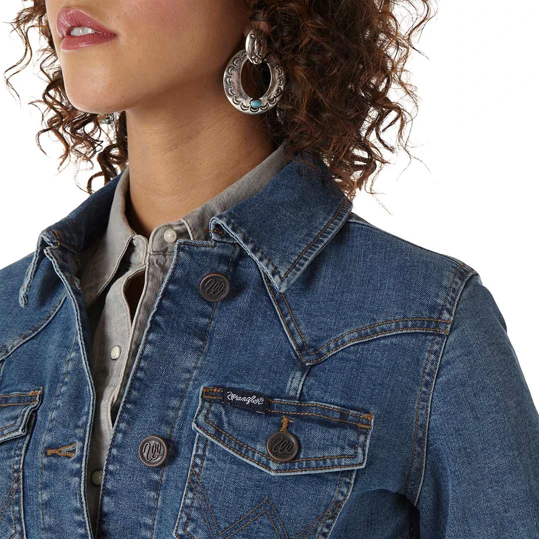 Wrangler Women's Classic Fit Jean Jacket - Image 3
