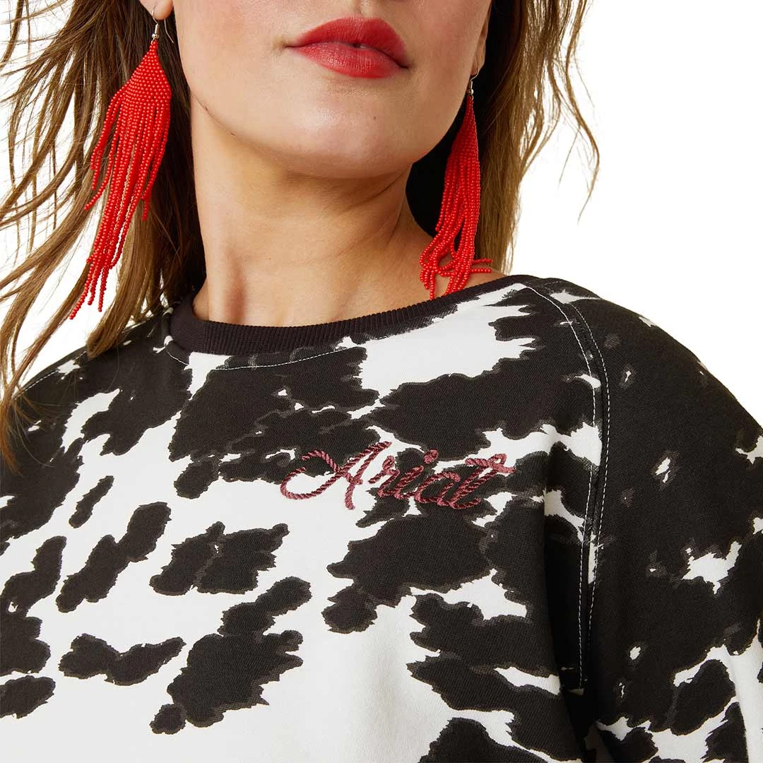 Ariat Women's Real Hide Crew Sweatshirt - Image 3