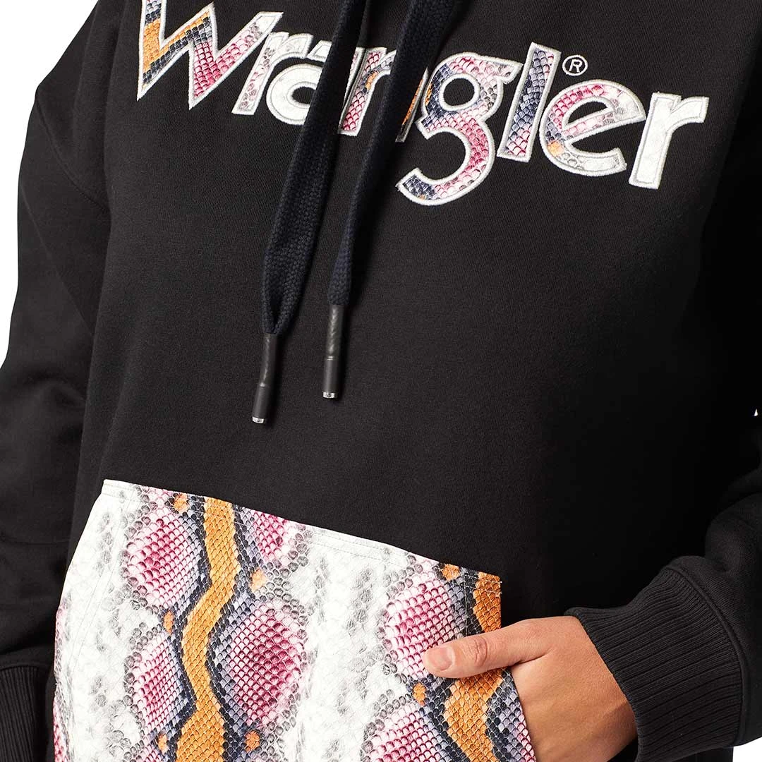 Wrangler Women's Retro Snake Print Hoodie - Image 3
