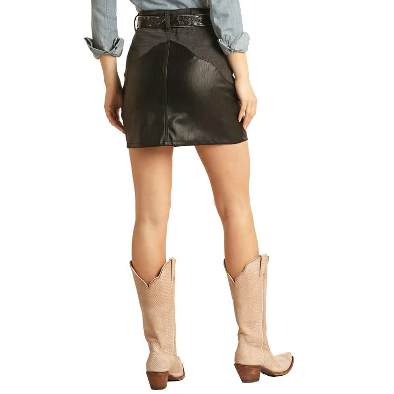 Rock & Roll Denim Women's Western Yoke Skirt - Image 2