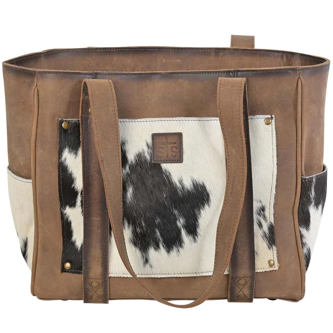 STS Ranchwear Cowhide Trinity Tote Bag - Image 2