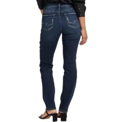 Silver Jeans Women's Avery High Rise Straight Leg Jeans