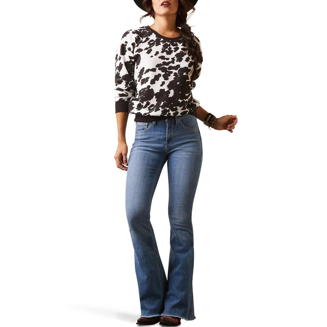 Ariat Women's Real Hide Crew Sweatshirt - Image 4