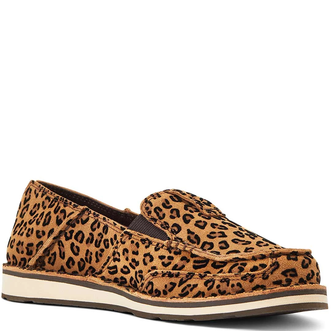 Ariat Women's Leopard Print Cruiser Slip-on Shoes - Image 2