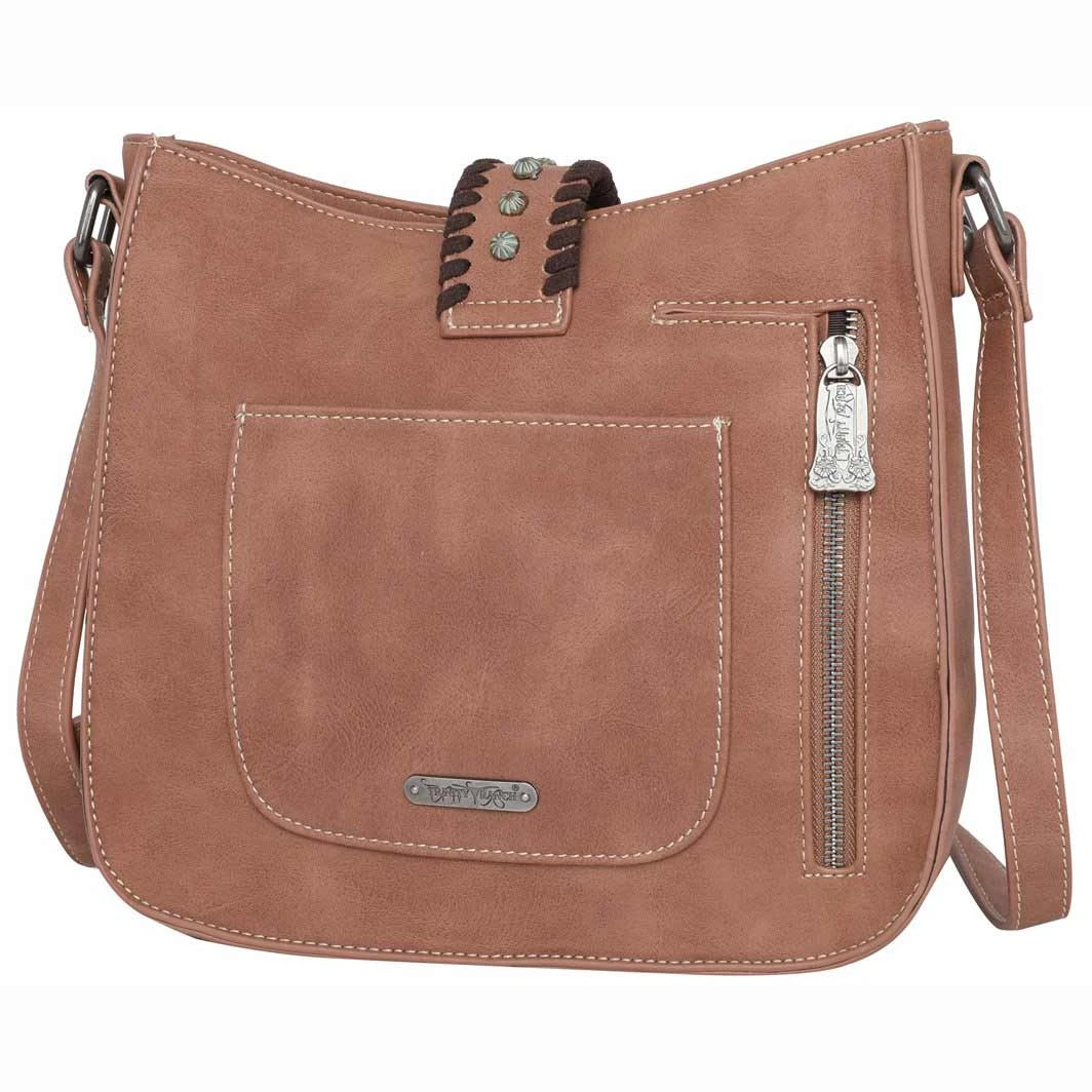 Trinity Ranch Hair-On Leather Collection Crossbody Bag - Image 3