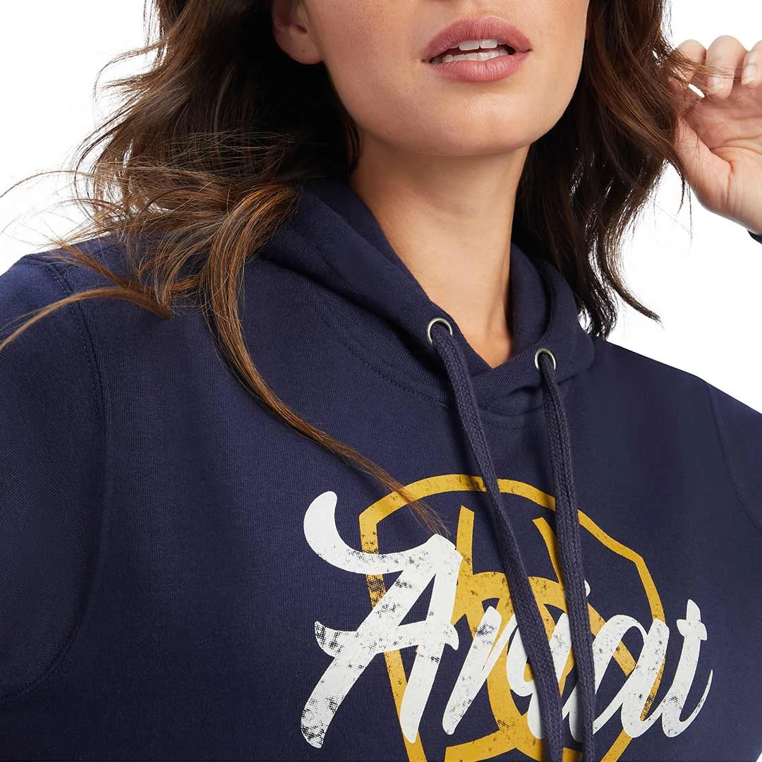 Ariat Women's REAL Shield Logo Hoodie - Image 3
