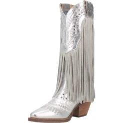 Dingo Women's Gypsy Metallic Leather Cowgirl Boots