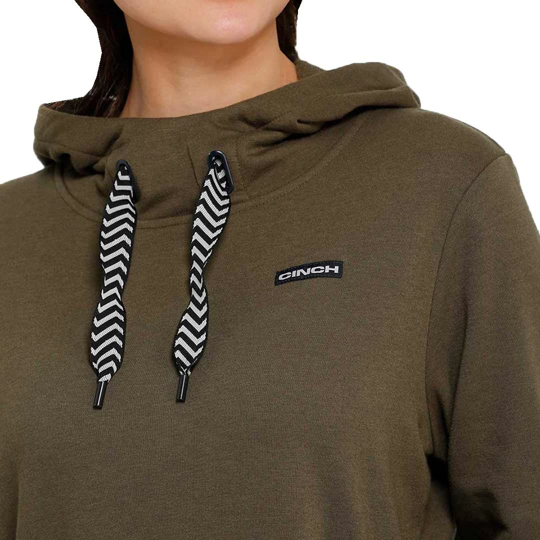 Cinch Women's Logo Label Hoodie - Image 2