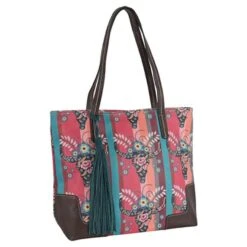Catchfly Floral Steer Head Tote Bag