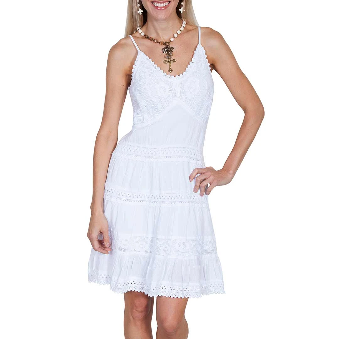 Scully Women's Peruvian Cotton Tiered Dress