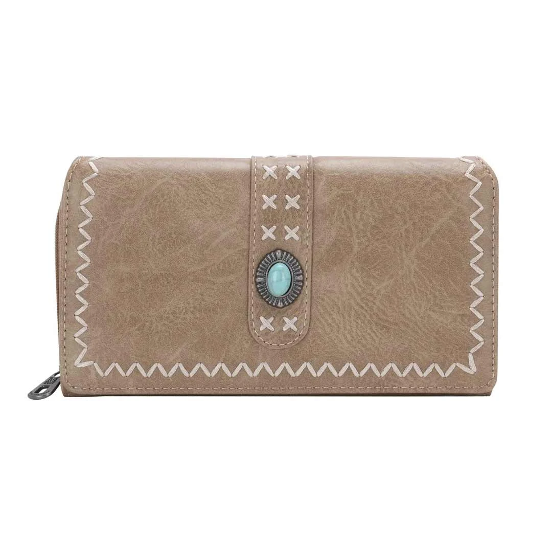 Montana West Concho Collection Cross Stitch Wallet - Image 4