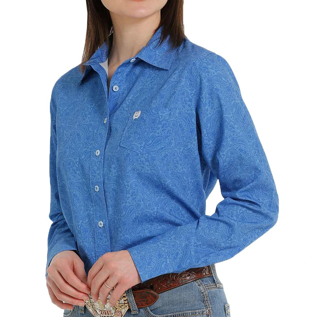 Cinch Women's ArenaFlex Paisley Print Button-Down Shirt - Image 2