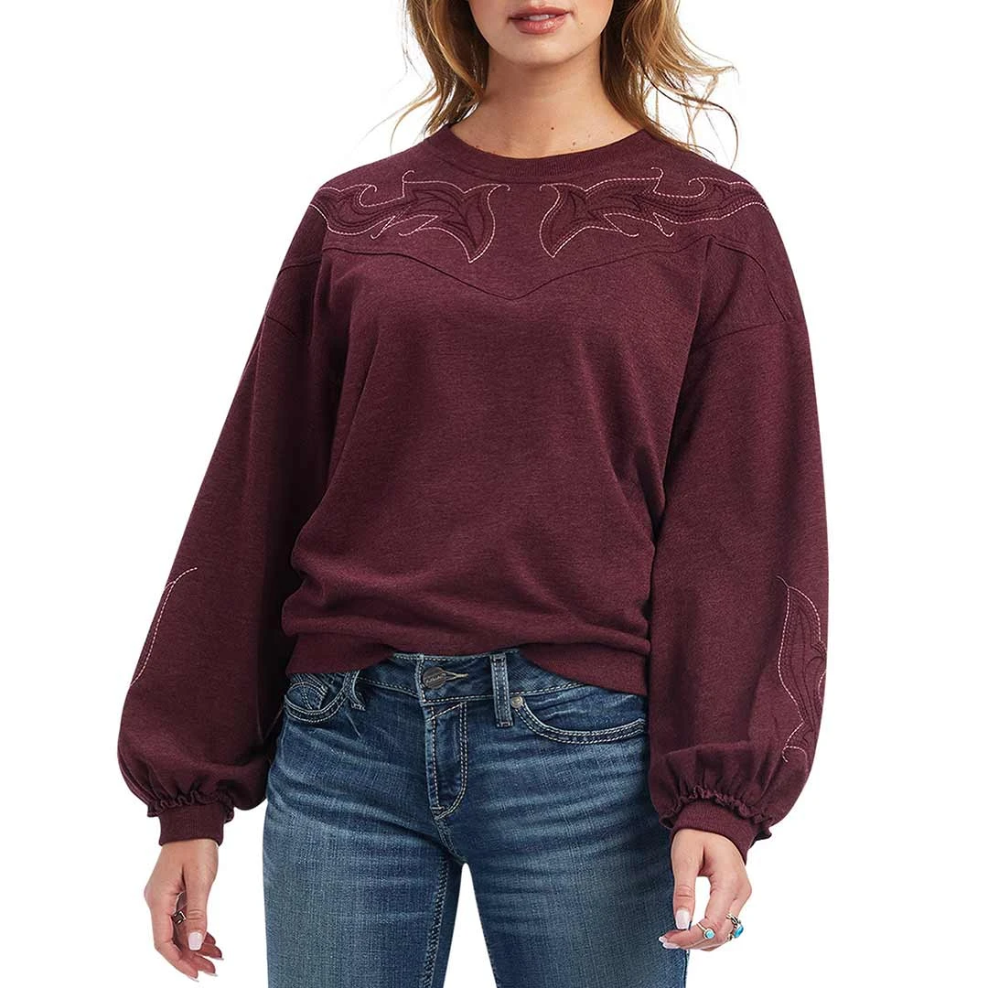 Ariat Women's Stitched Crew Sweatshirt