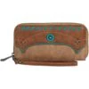 Justin Women's Turquoise Accent Wallet