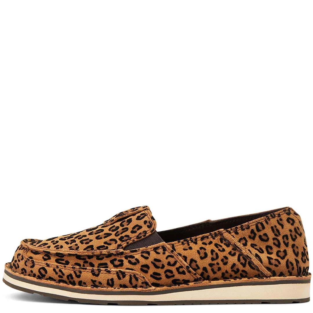 Ariat Women's Leopard Print Cruiser Slip-on Shoes - Image 3