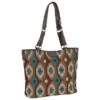 Justin Aztec Jacquard Tote Bag