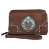Justin Women's Turquoise Naja Concho Wallet