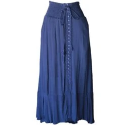 Keren Hart Women's Button Front Maxi Skirt