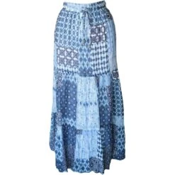 Keren Hart Women's Patchwork Pattern Maxi Skirt