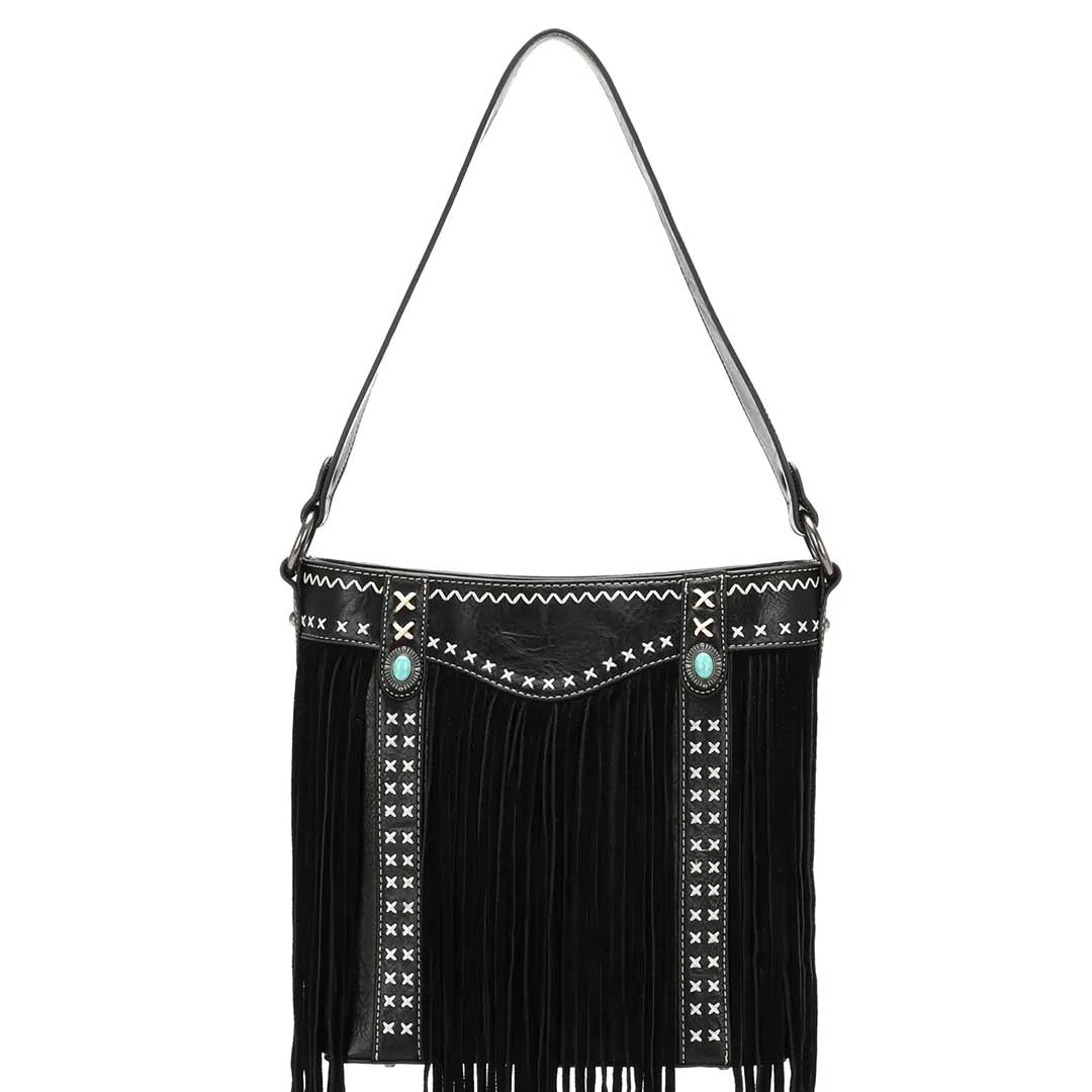 Montana West Fringe Collection Hobo Bag