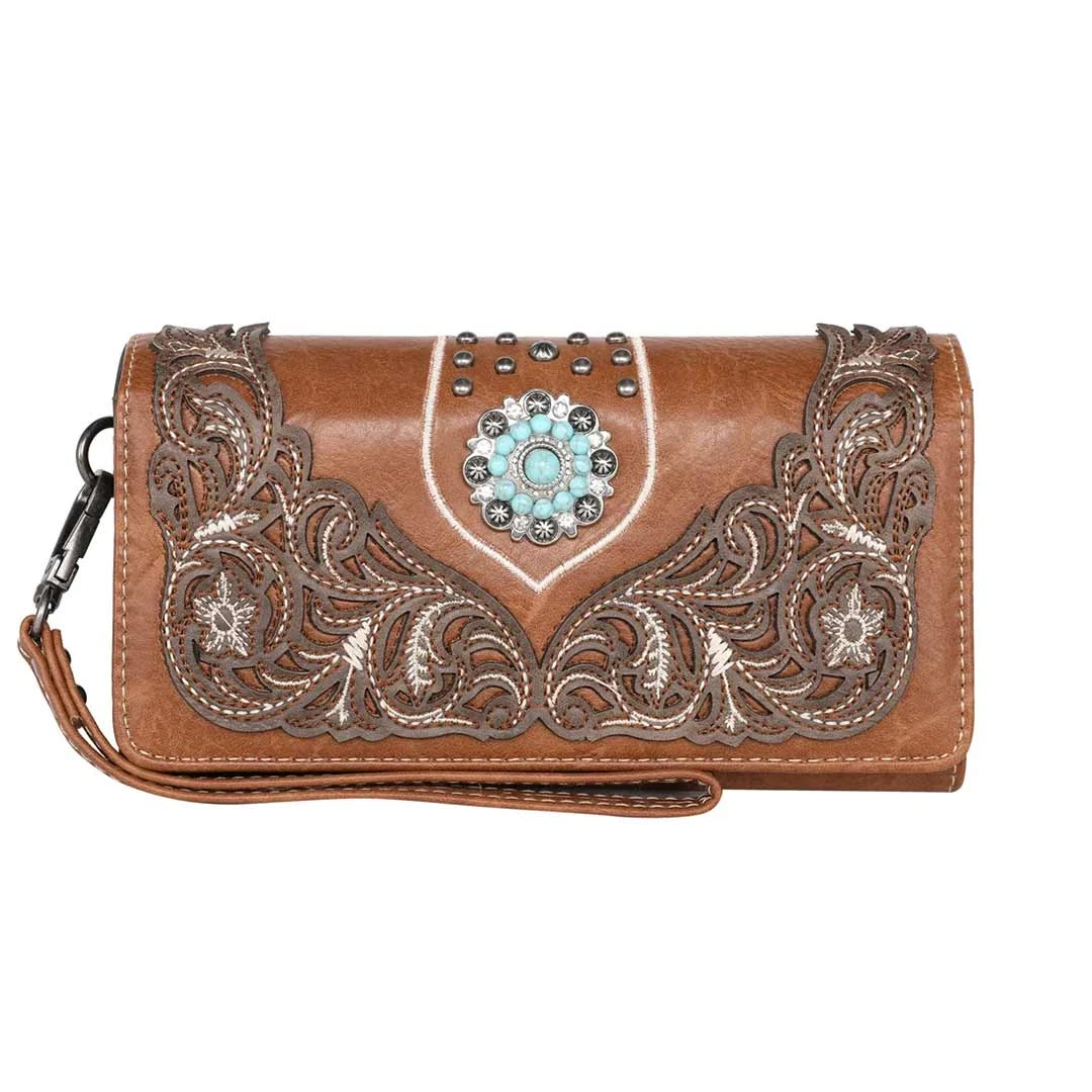 Montana West Women's Concho Wallet