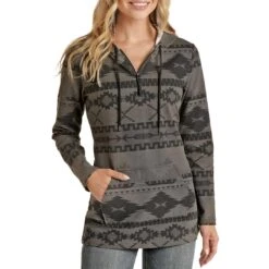 Powder River Outfitters Women's Aztec Print Hoodie