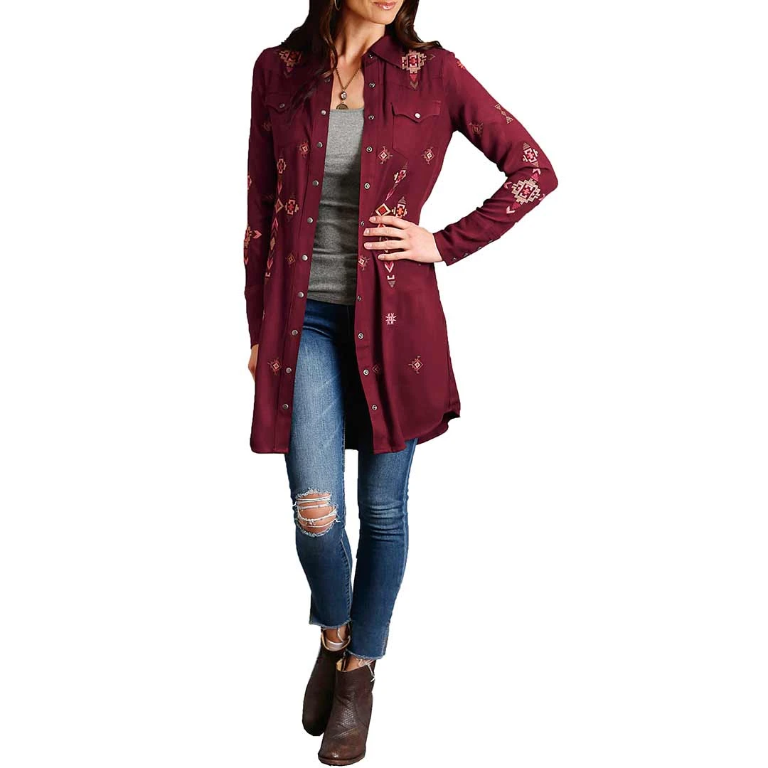 Stetson Women's Embroidered Shirt Dress - Image 3