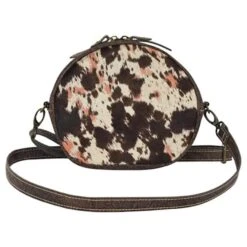 Tony Lama Hair-On-Hide Canteen Crossbody Purse
