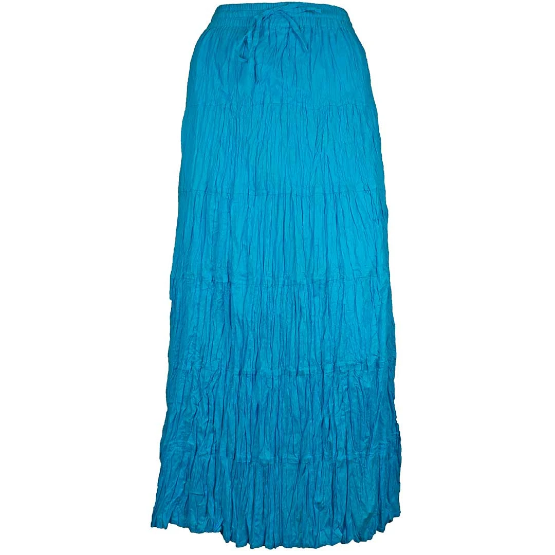 Wondrous Art Wear Women's Solid Tiered Skirt - Image 3